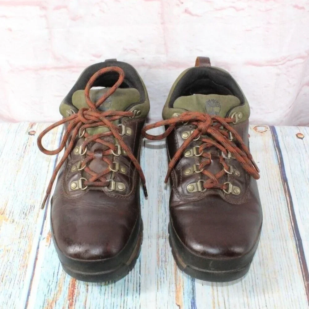 Timberland Euro Hiker Low Gaucho Brown Lace Up Walking Hiking Boots US 10 - Picture 5 of 9